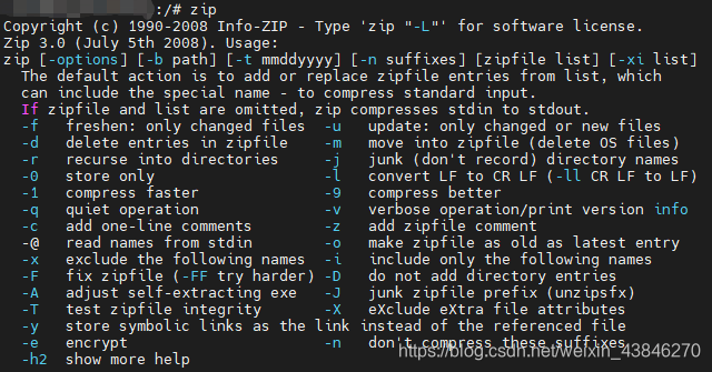 1Panel压缩文件报错：“error : exit status 127, output: bash: line 1: zip: command not found”